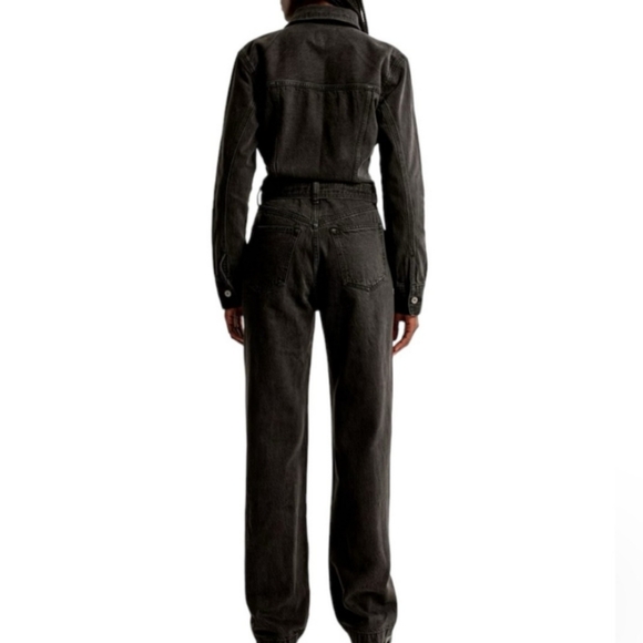 Abercrombie & Fitch Black Jumpsuit Long Sleeve Utility - Picture 7 of 7